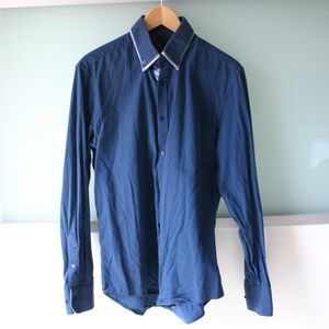 Zara Men's Long Sleeve Casual Shirt - Large